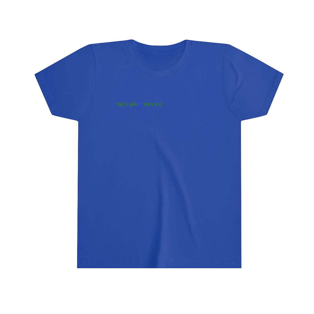 N(y)o͞o ˈMənē™️ Youth Blue Strip SS Tee