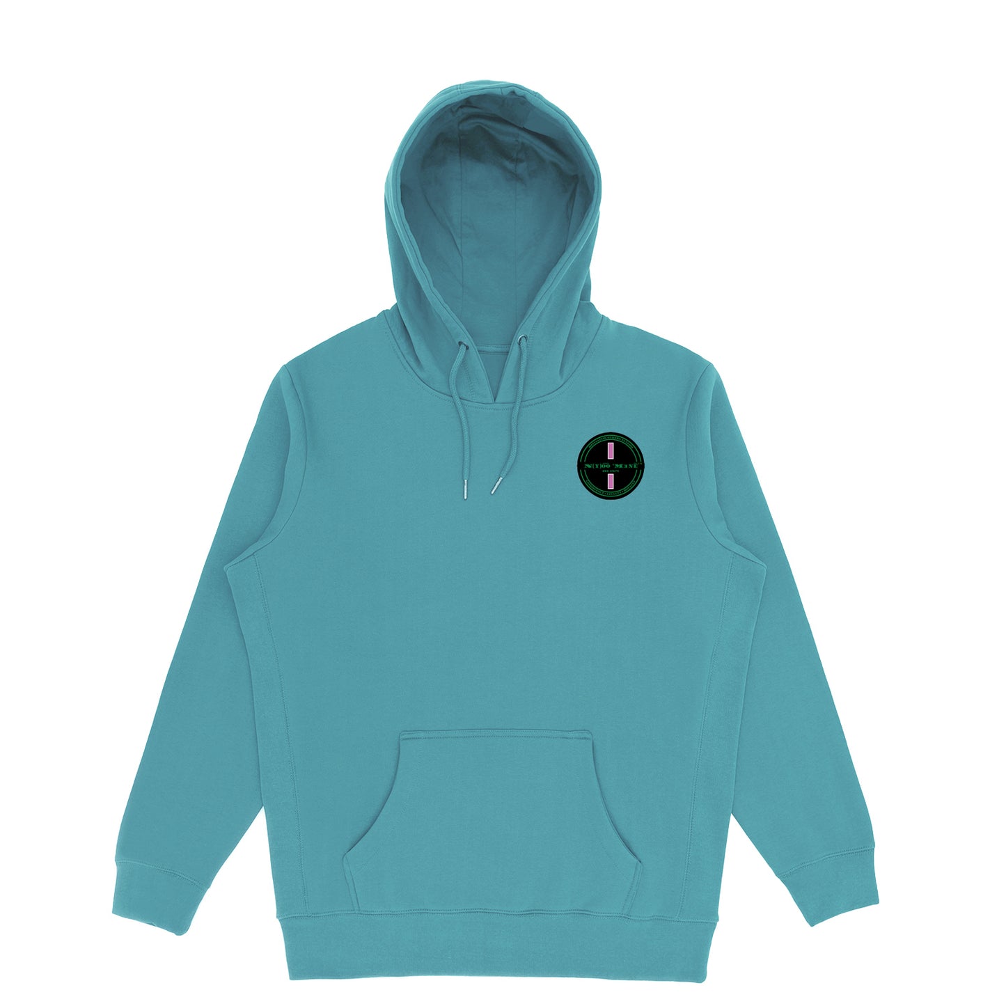 Organic Hoodi Pullover - Pink Strip Patch