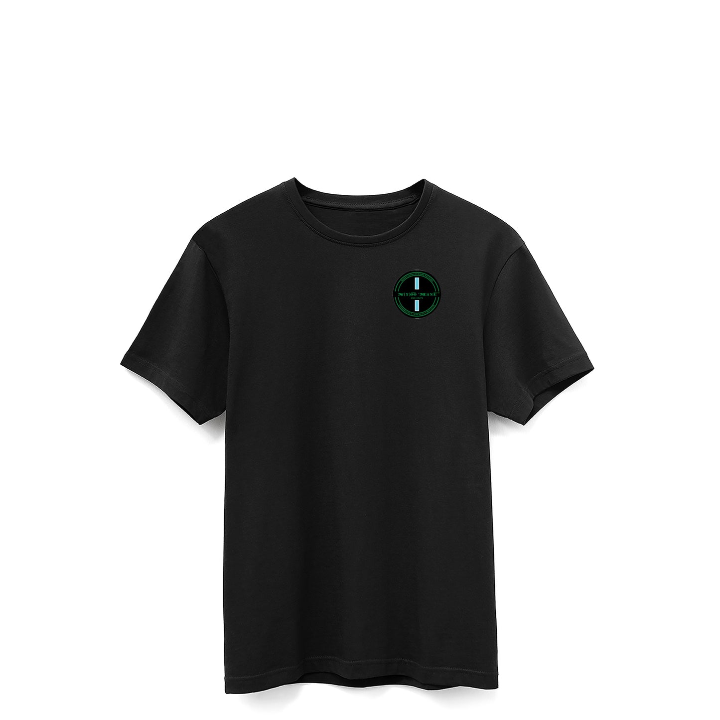 Organic T-Shirt - Blue Strip Patch