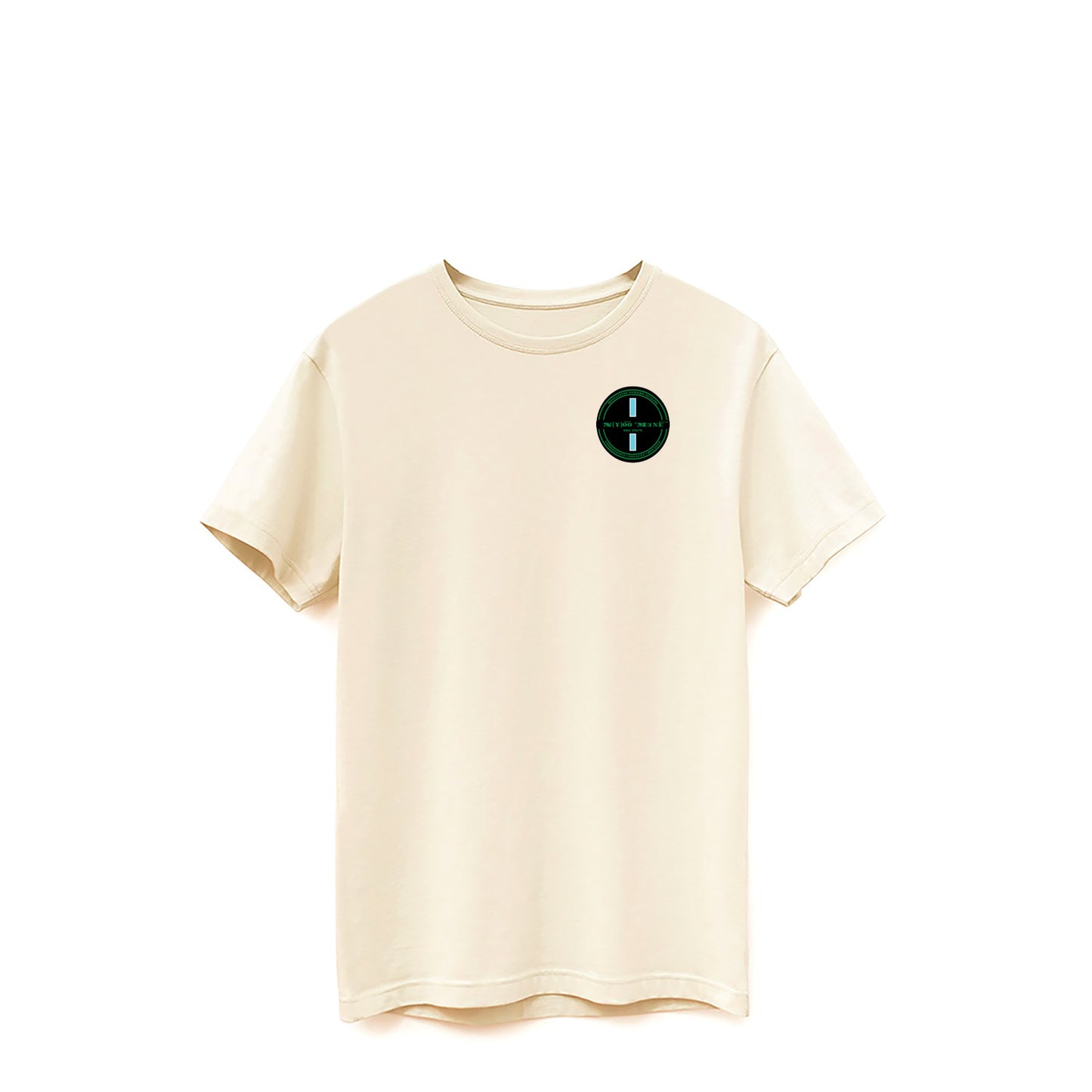 Organic T-Shirt - Blue Strip Patch
