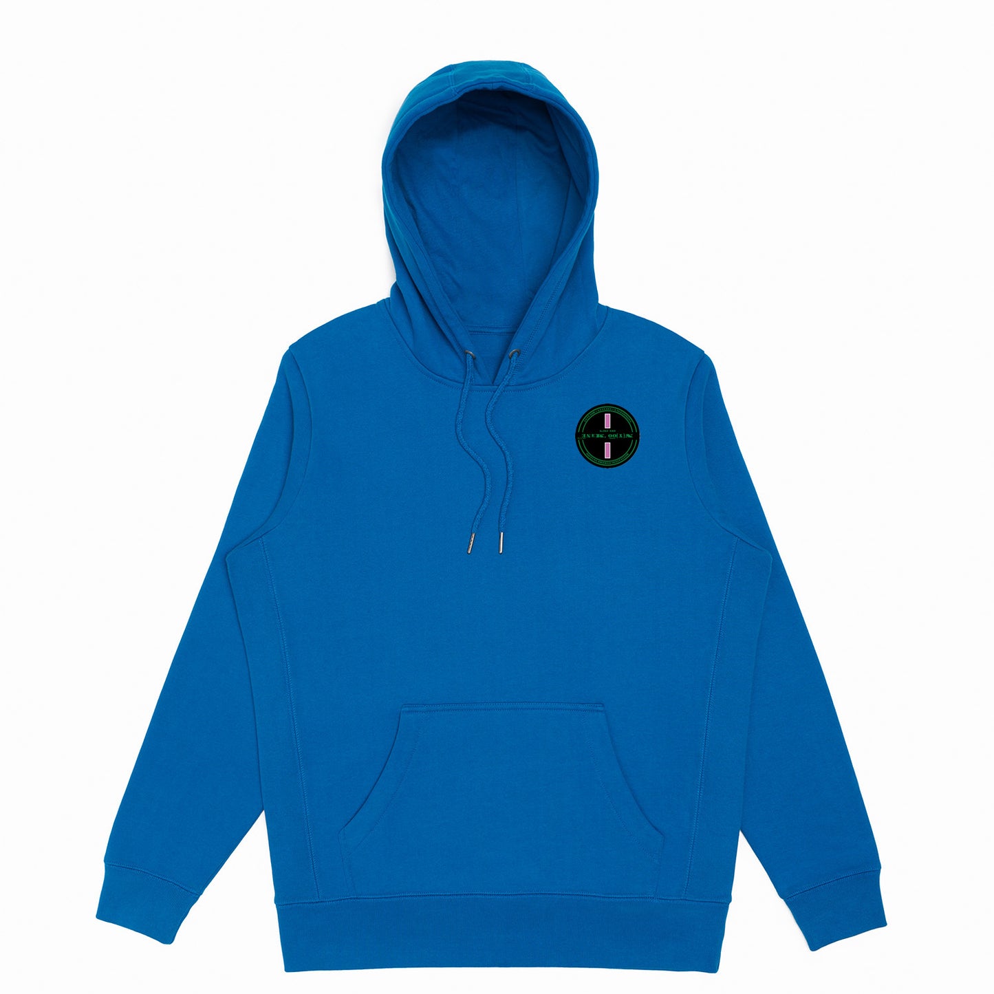 Organic Hoodi Pullover - Pink Strip Patch
