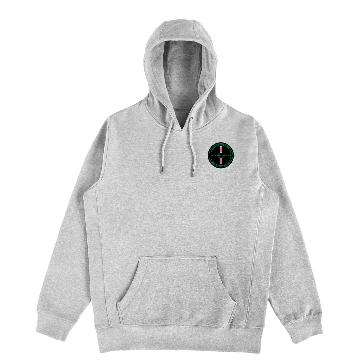Organic Hoodi Pullover - Pink Strip Patch