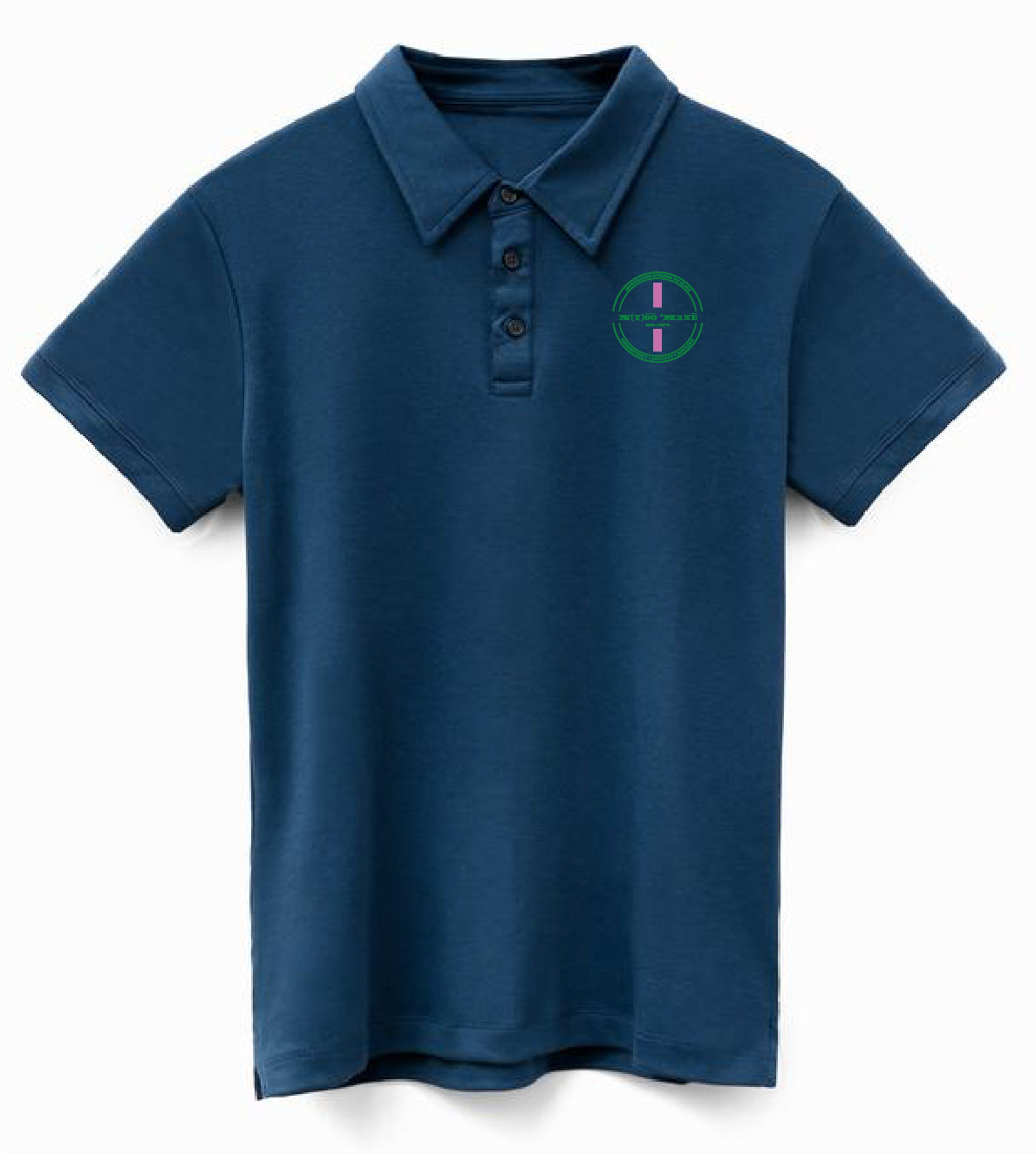 Organic Polo - Pink Strip