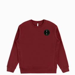 Organic Crewneck - Pink Strip Patch