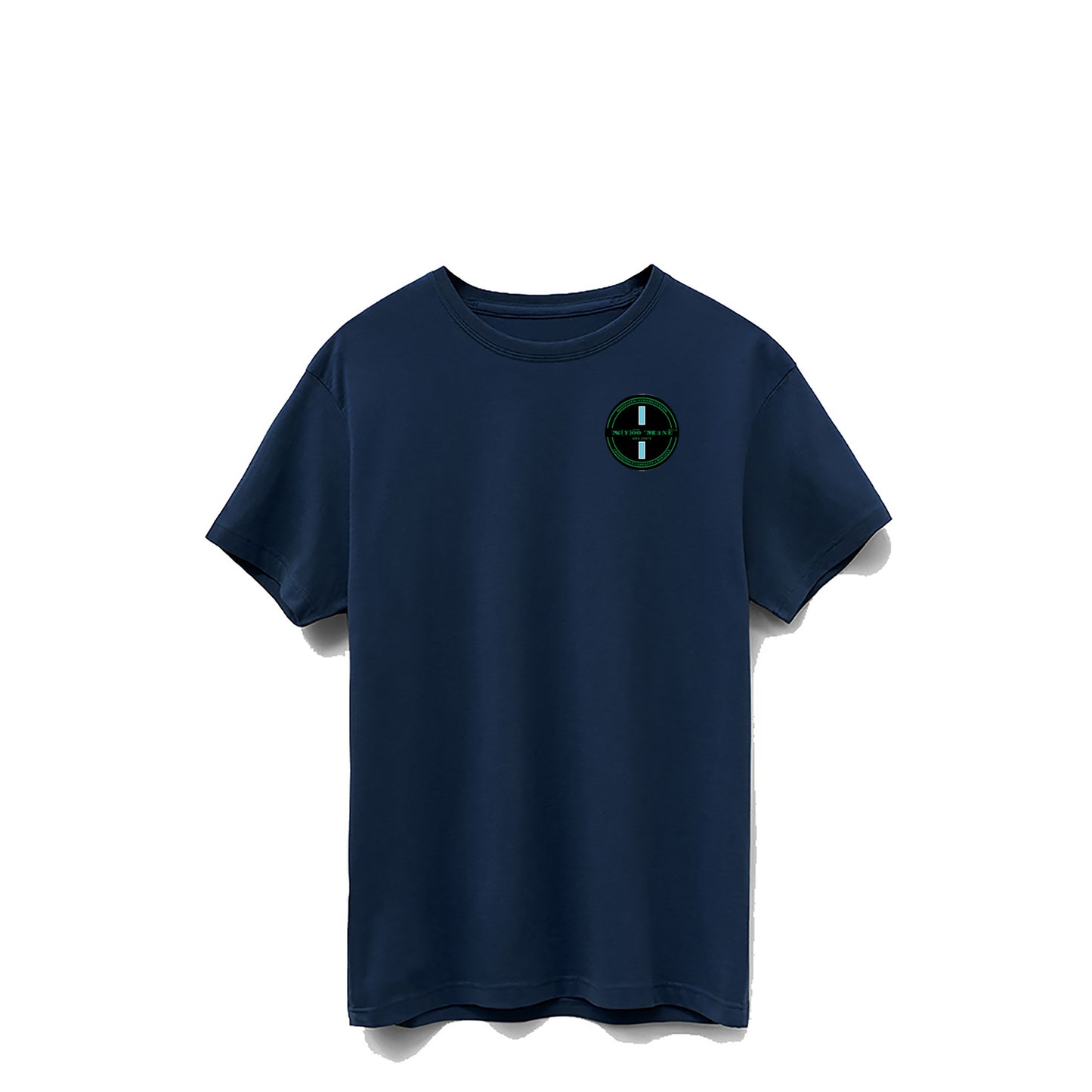 Organic T-Shirt - Blue Strip Patch