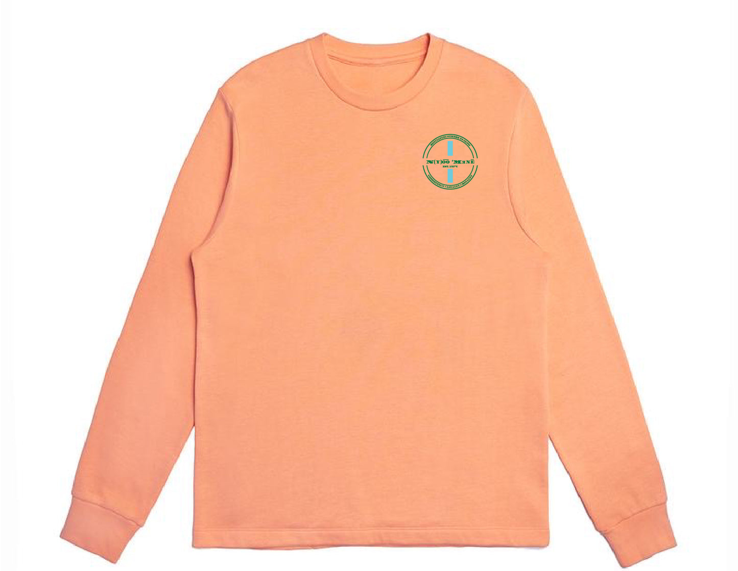 Organic Crewneck Pullover - Blue Strip