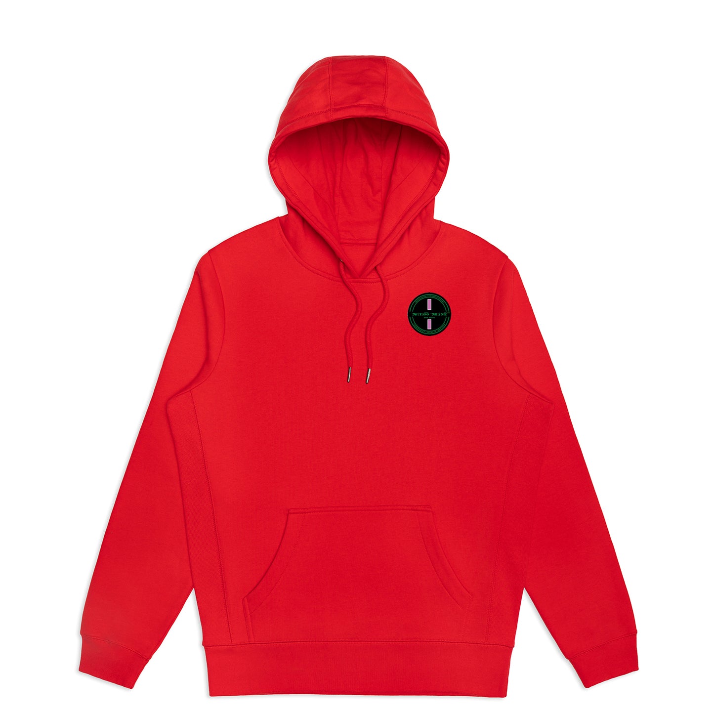 Organic Hoodi Pullover - Pink Strip Patch
