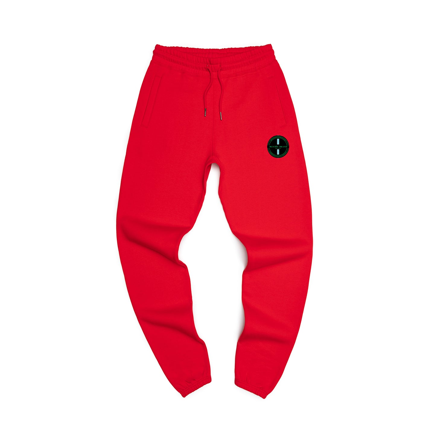 Organic Sweatpants - Blue Strip Patch
