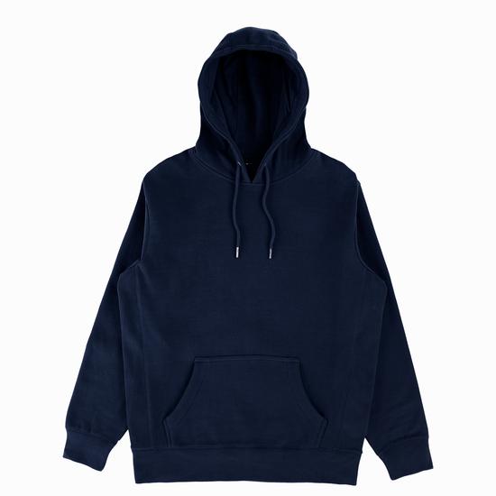 Organic Hooded Pullover - Pink Strip