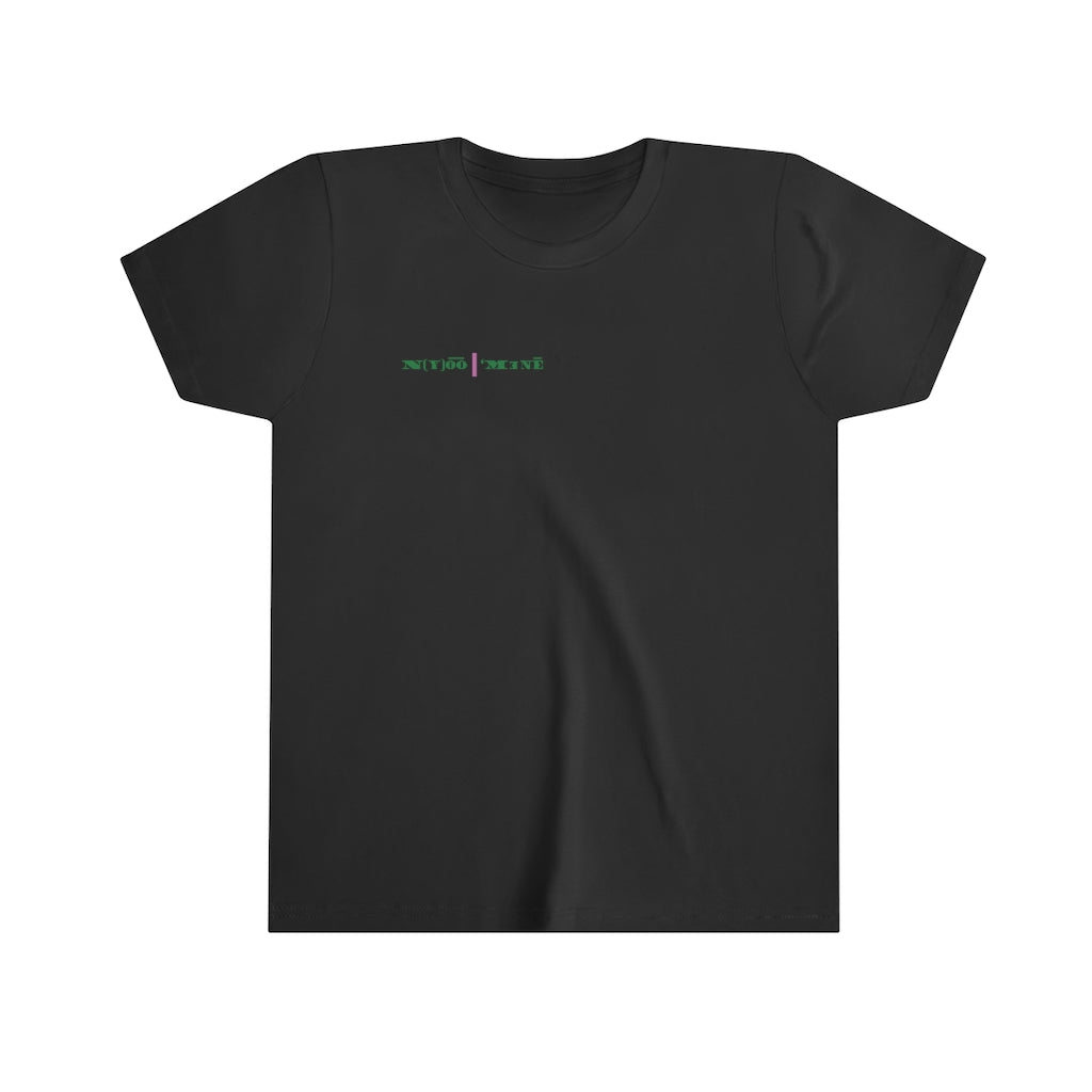 N(y)o͞o ˈMənē™️ Youth Pink Strip SS Tee