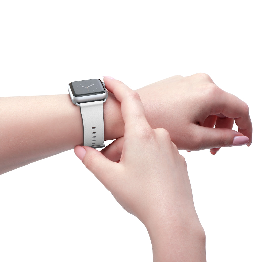 N(y)o͞o ˈMənē Watch Band - Pink Strip