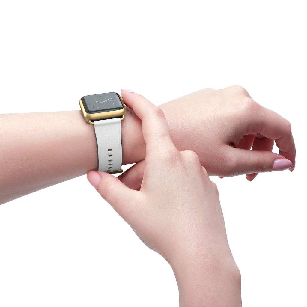 N(y)o͞o ˈMənē Watch Band - Pink Strip
