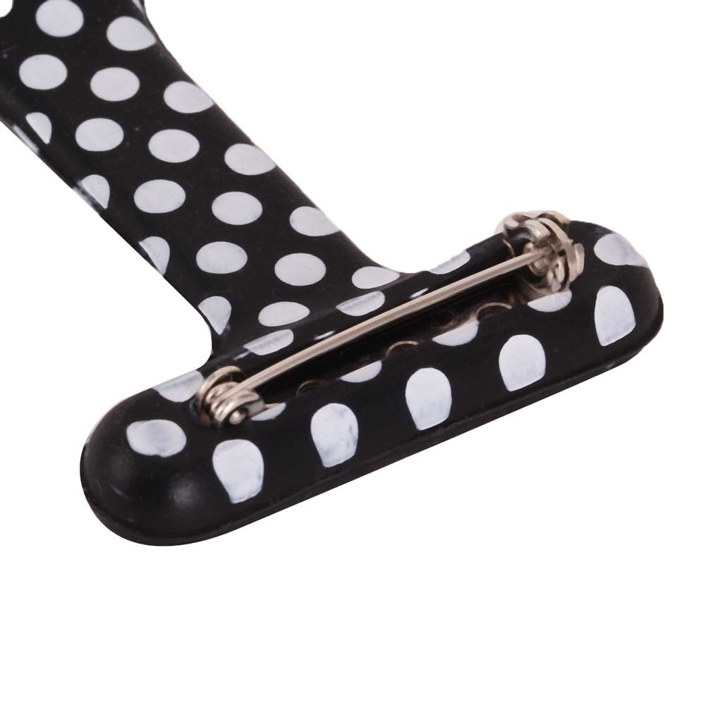 Newly Nurse Watches Printed Style Clip-On Fob Brooch Pendant Pocket Hanging Doctor Nurses Medical Quartz Watch FIF66