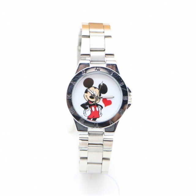 New Ladies Cute Minnie Luxury Full Stainless Steel Fashion Watches Kids Girls Women's Wristwatches Clock Relogio Kol Saati