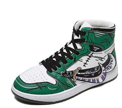 Sneakers Men Canvas Shoes Casual Vulcanized Shoes Male High Top Sneakers Cartoon Lace Up Breathable Trainers Zapatillas Hombre
