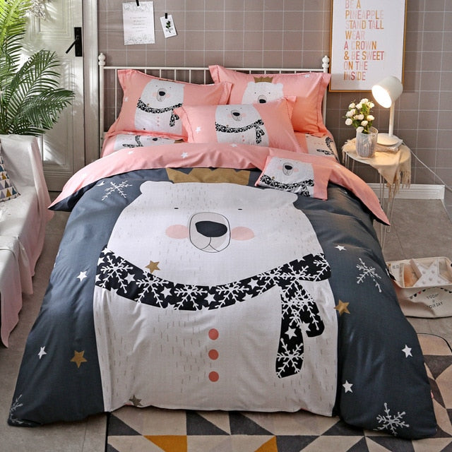 Luxury Classical Chinese Style Bedding Set 4pcs 100% Pima Cotton Blue and White Porcelain Duvet Cover Bed Sheet 2 Pillowcase