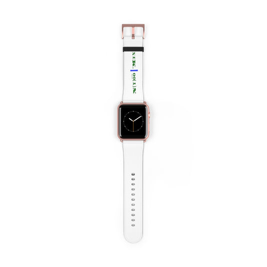 N(y)o͞o ˈMənē Watch Band - Blue Strip