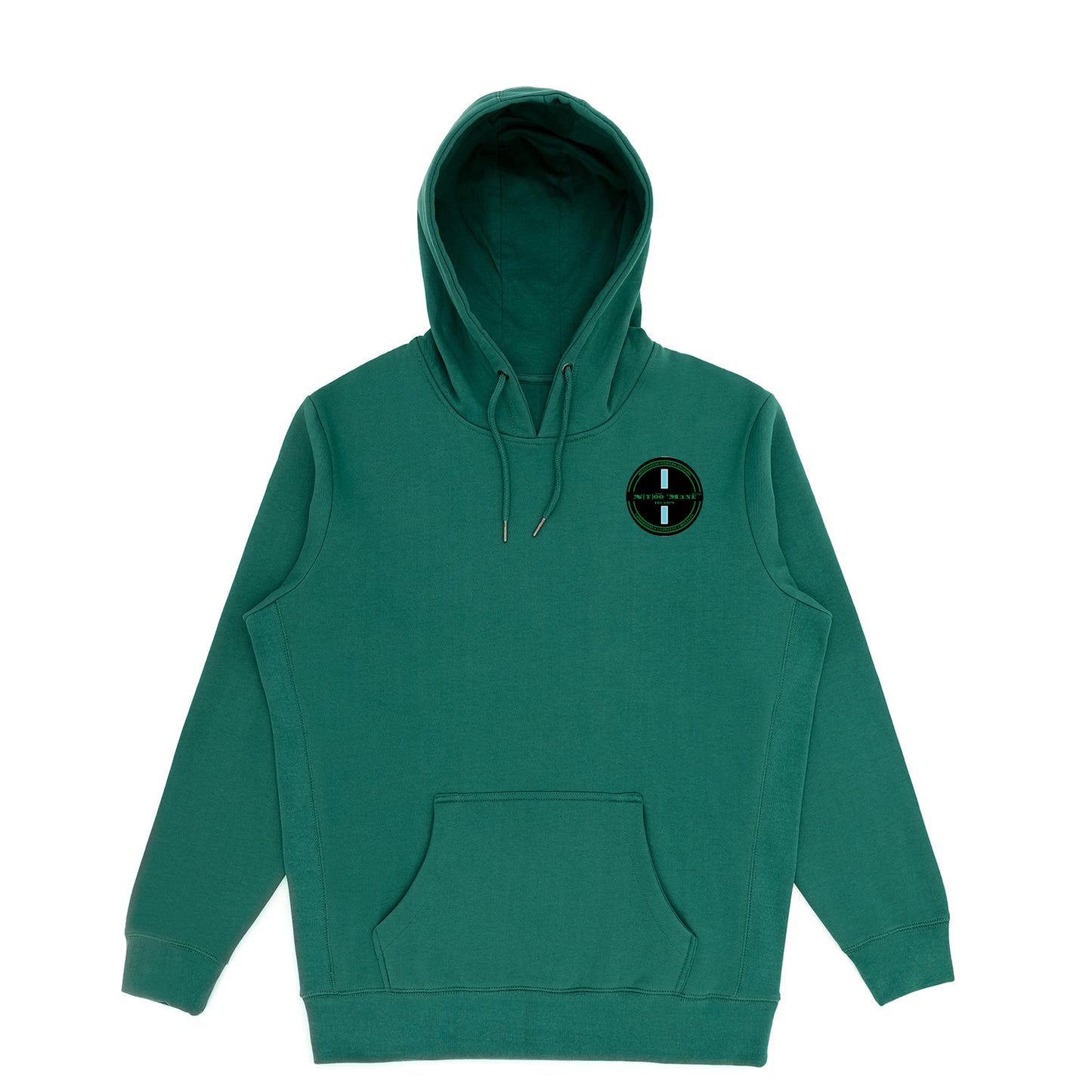 Organic Hoodi Pullover - Blue Strip Patch