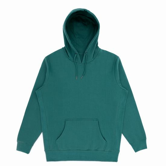 Organic Hooded Pullover - Pink Strip