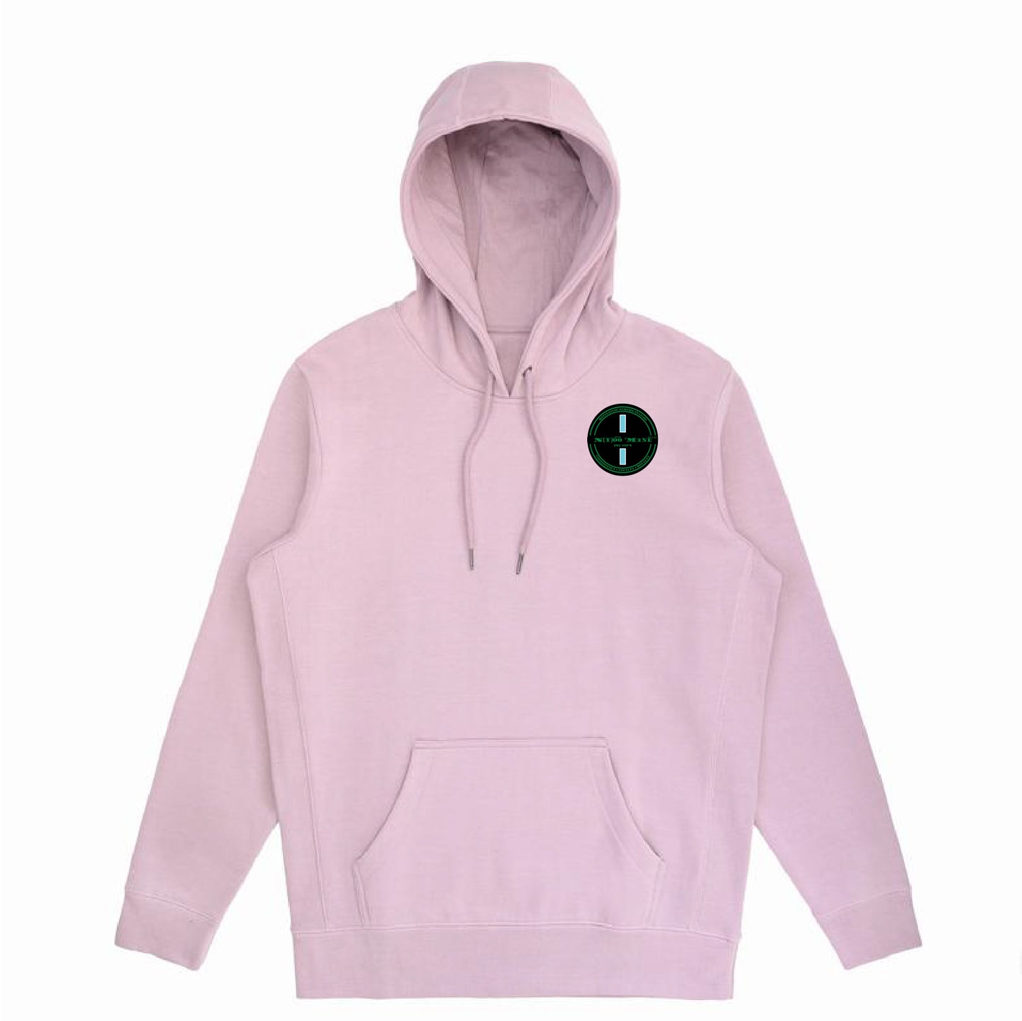 Organic Hoodi Pullover - Blue Strip Patch