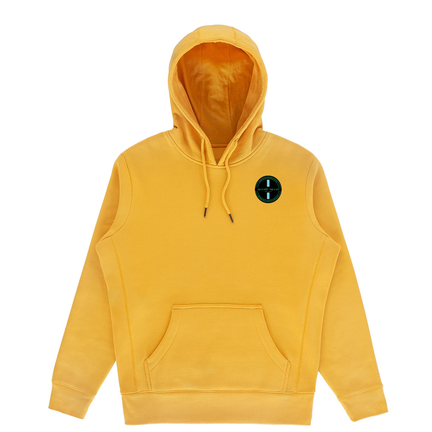 Organic Hoodi Pullover - Blue Strip Patch