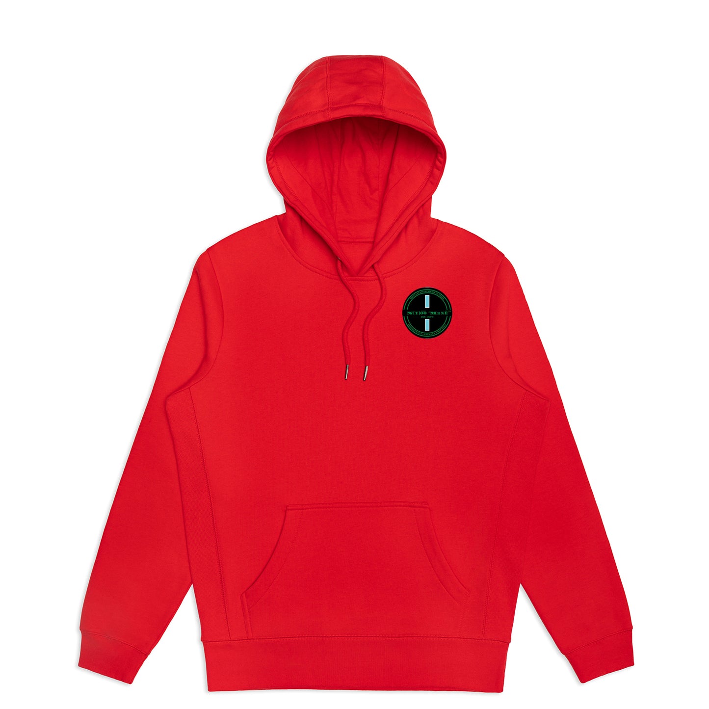Organic Hoodi Pullover - Blue Strip Patch
