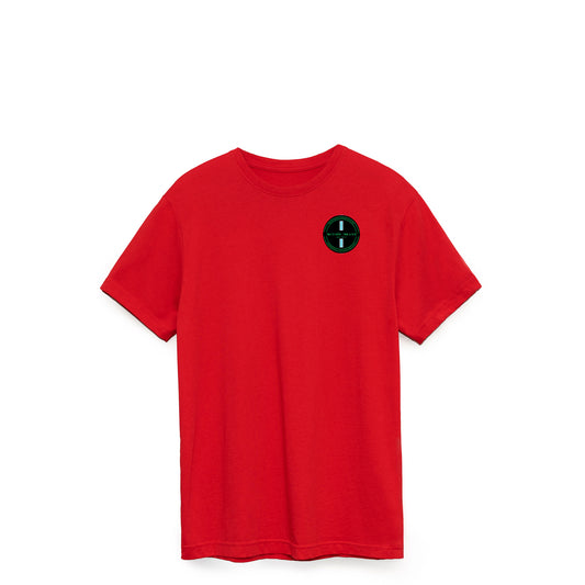 Organic T-Shirt - Blue Strip Patch