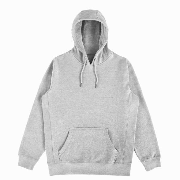 Organic Hooded Pullover - Pink Strip
