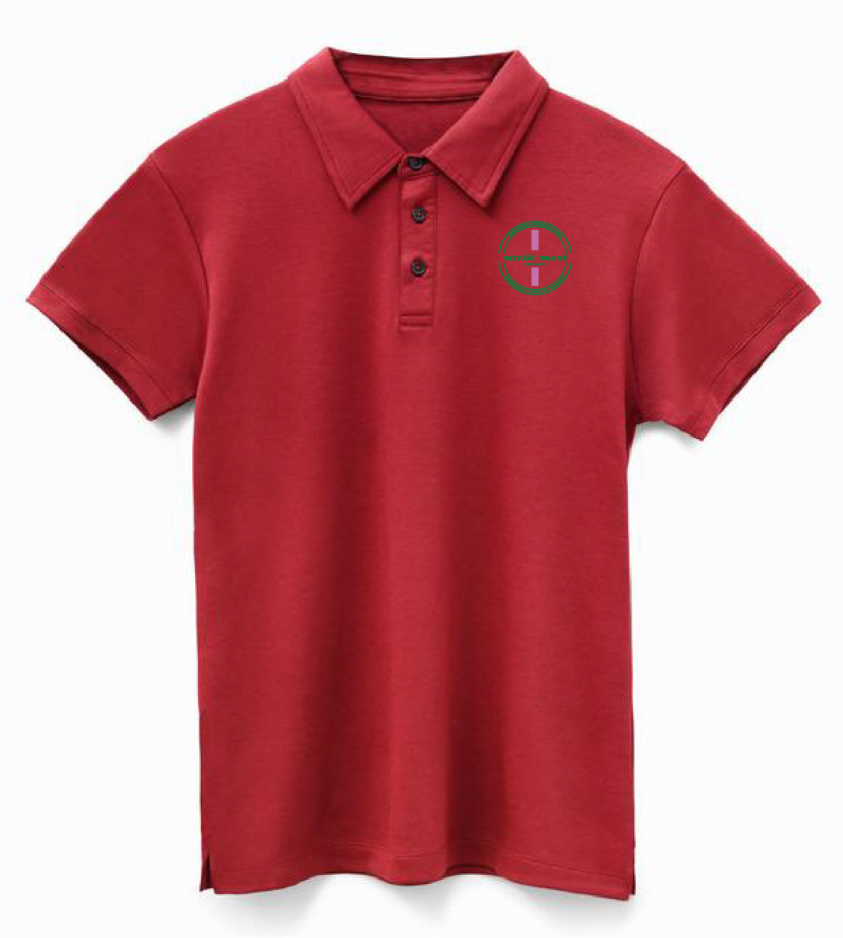 Organic Polo - Pink Strip