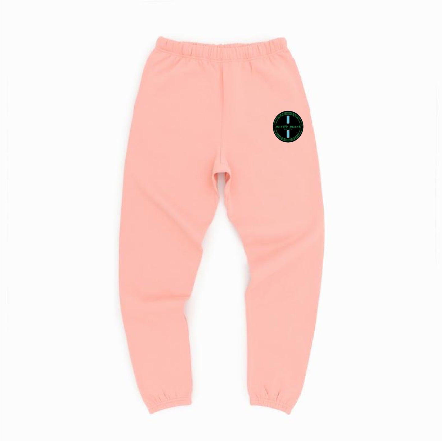 Organic Sweatpants - Blue Strip Patch