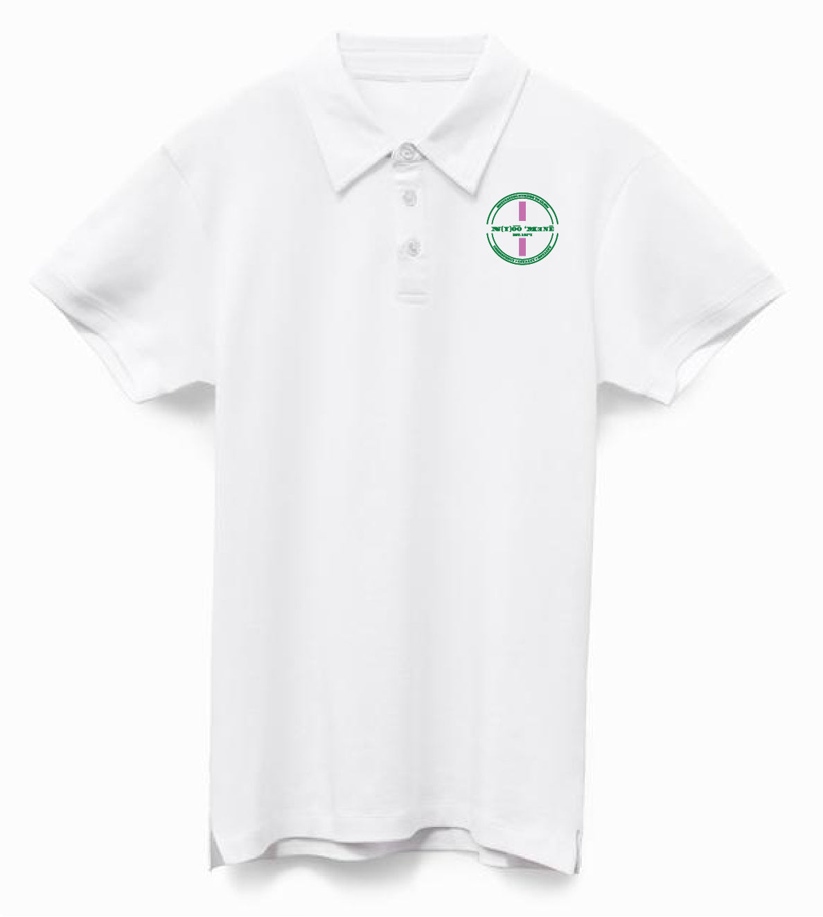 Organic Polo - Pink Strip
