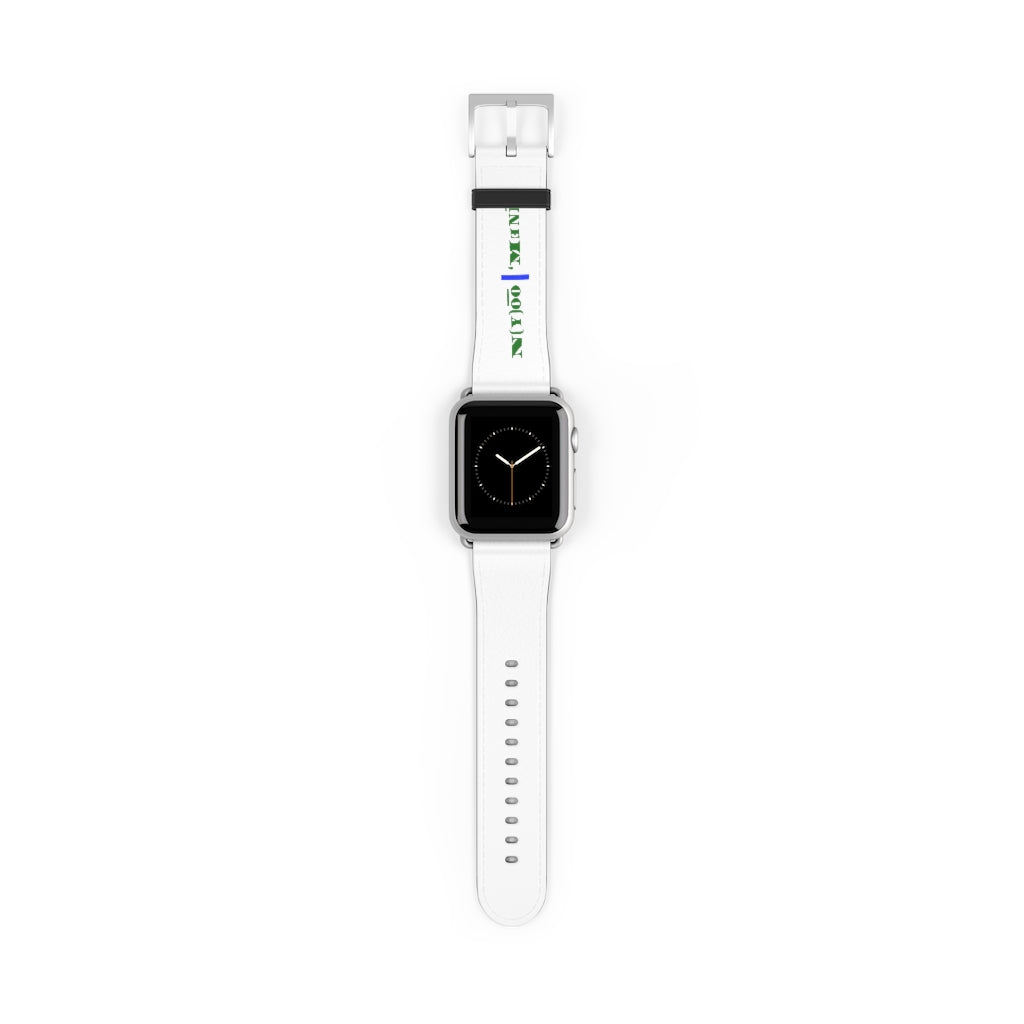 N(y)o͞o ˈMənē Watch Band - Blue Strip