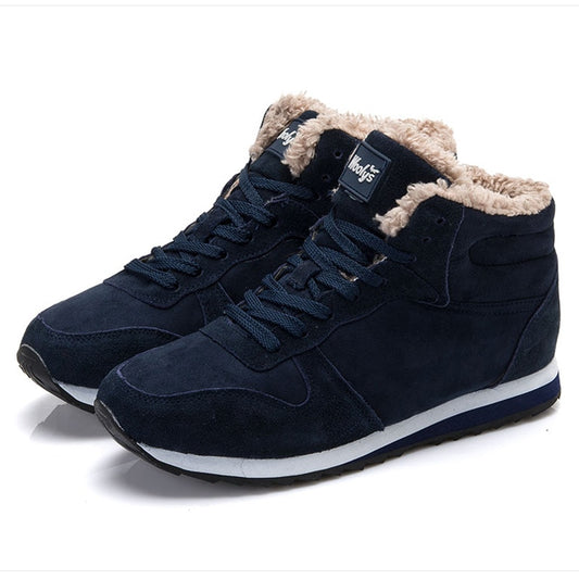 Women Winter Ankle Snow Sneakers Boots  Botas Mujer  Plus Size 35-47
