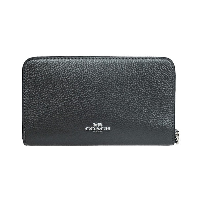 Coach Phone Wallet Leather Wristlet
