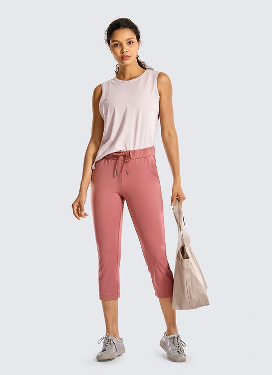 Women's Pima Cotton Sleeveless Tank Relaxed Fit Workout Yoga Tank Top