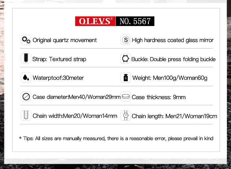 OLEVS Gold Casual Sport Couple Watch Week Display Autodate Stainless Steel Women Watches Waterproof Clock Relogio