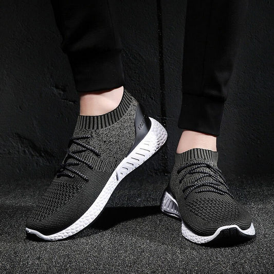 SHUHIN 2019 Men Vulcanize Shoes  Sneakers Wear-resisting Non-slip Male Mesh Tenis Masculino Plus Size 39-44