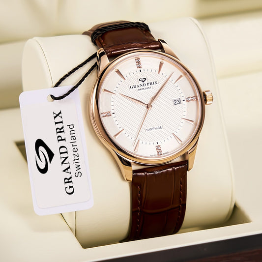 Top Brand GRAND PRIX Luxury Mechanical  Wrist Watches For Women New Waterproof Date Automatic Watches For Men relogio masculino