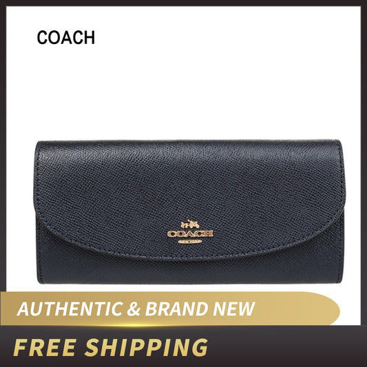 COACH SLIM ENVELOPE WALLET IN CROSSGRAIN LEATHER F54009/F59949